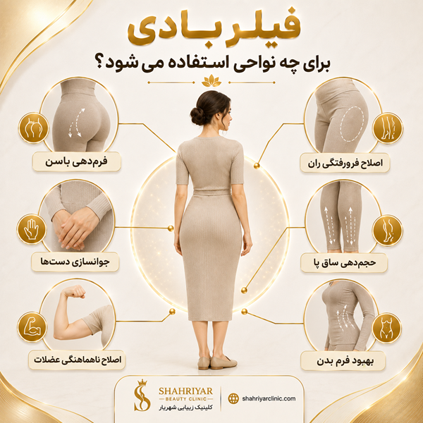 فیلر بادی برای چه نواحی استفاده میشود