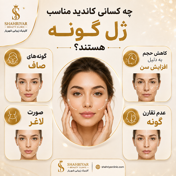 کاندیدای تزریق ژل گونه