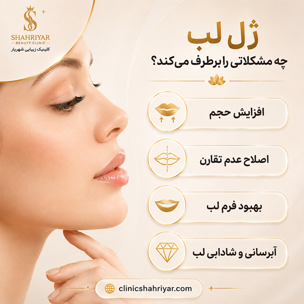 ژل لب چه مشکلاتی را رفع میکند