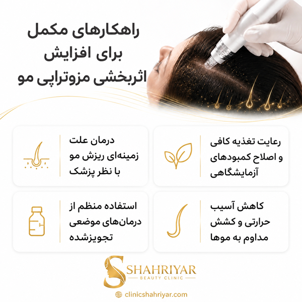 مزوتراپی مو در کلینیک شهریار چگونه انجام میشود؟